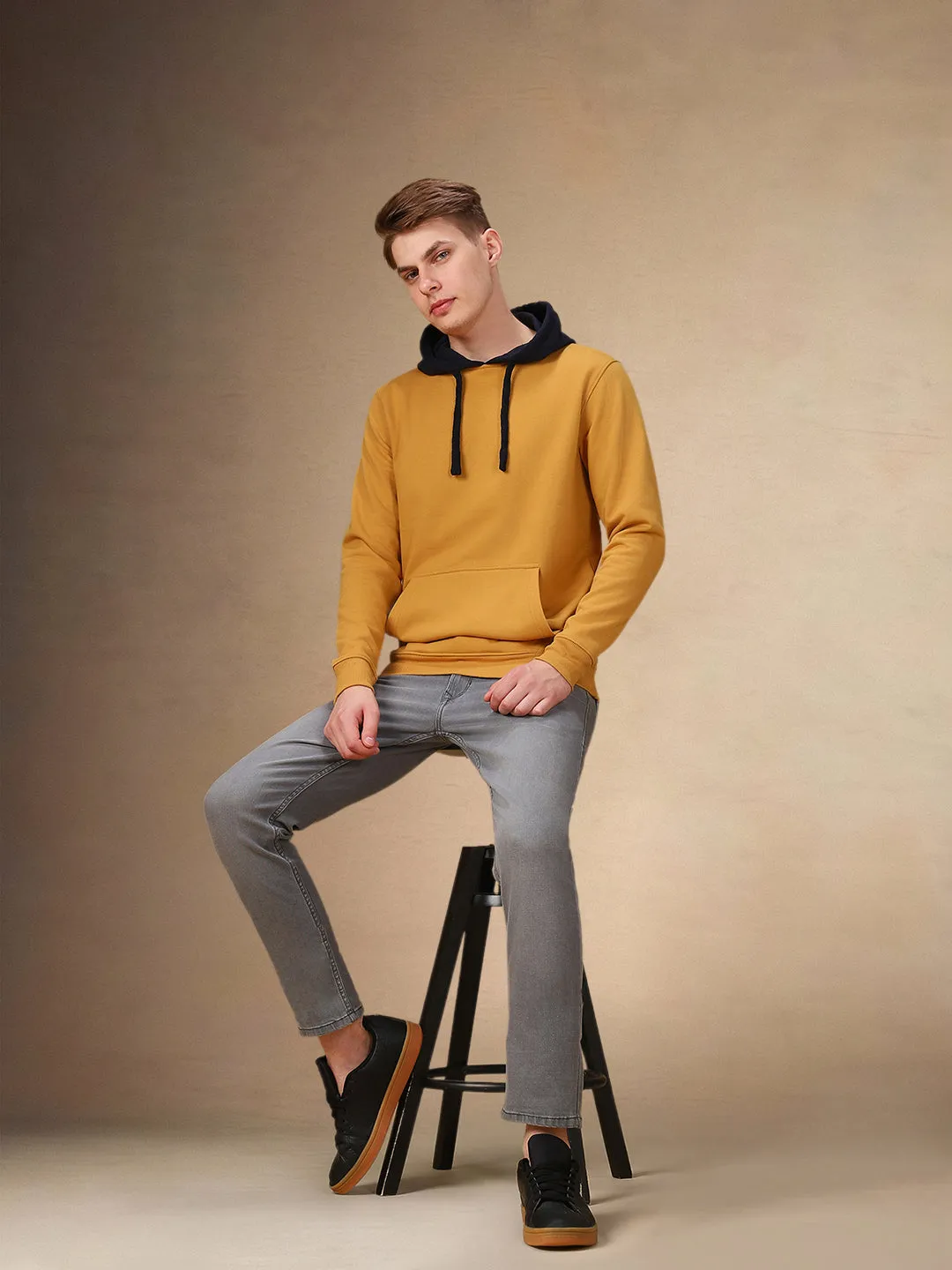 Men's Colorblock Hooded Hoodie