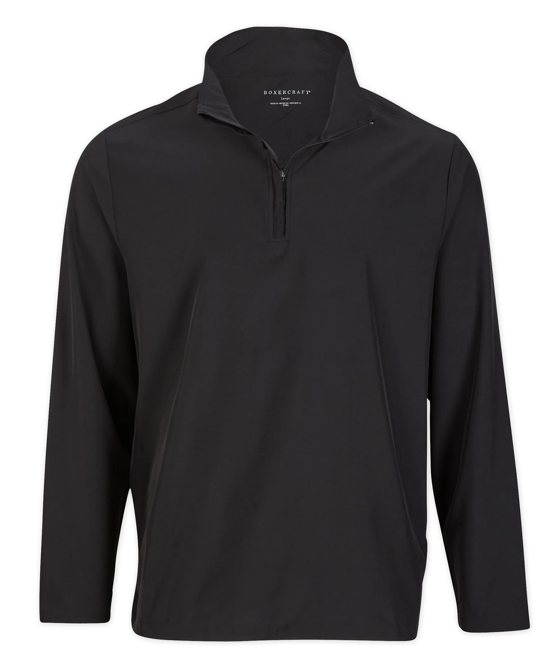 Men's Stretch Woven Quarter Zip Pullover