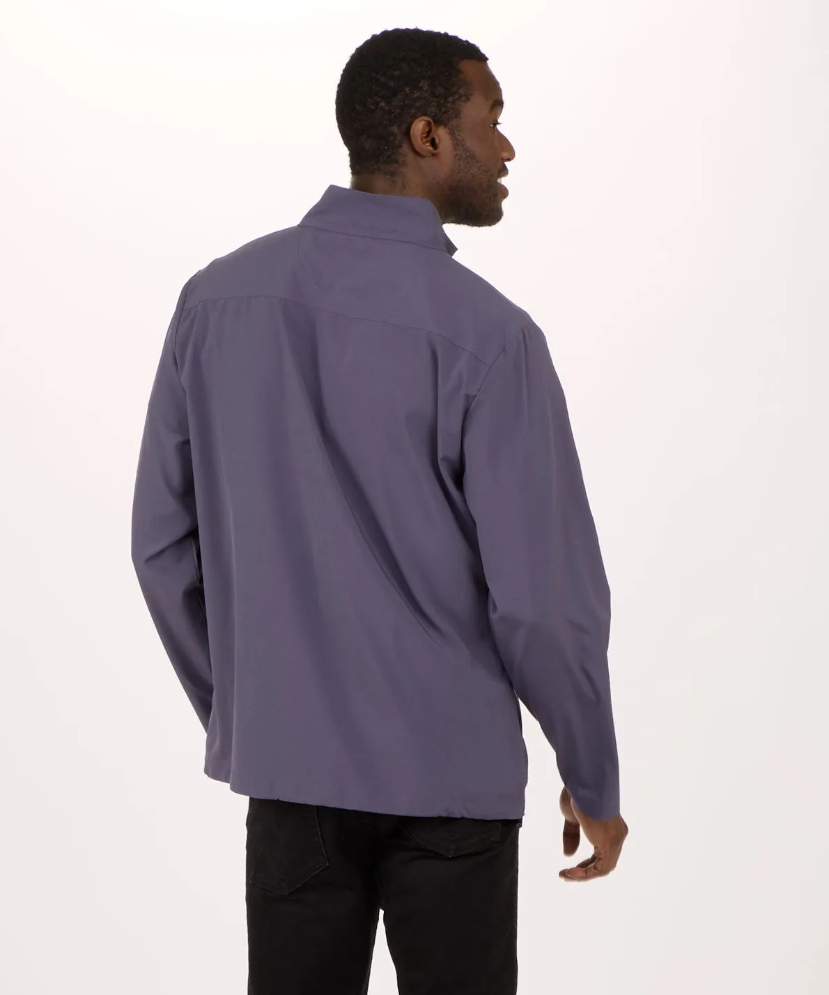 Men's Stretch Woven Quarter Zip Pullover