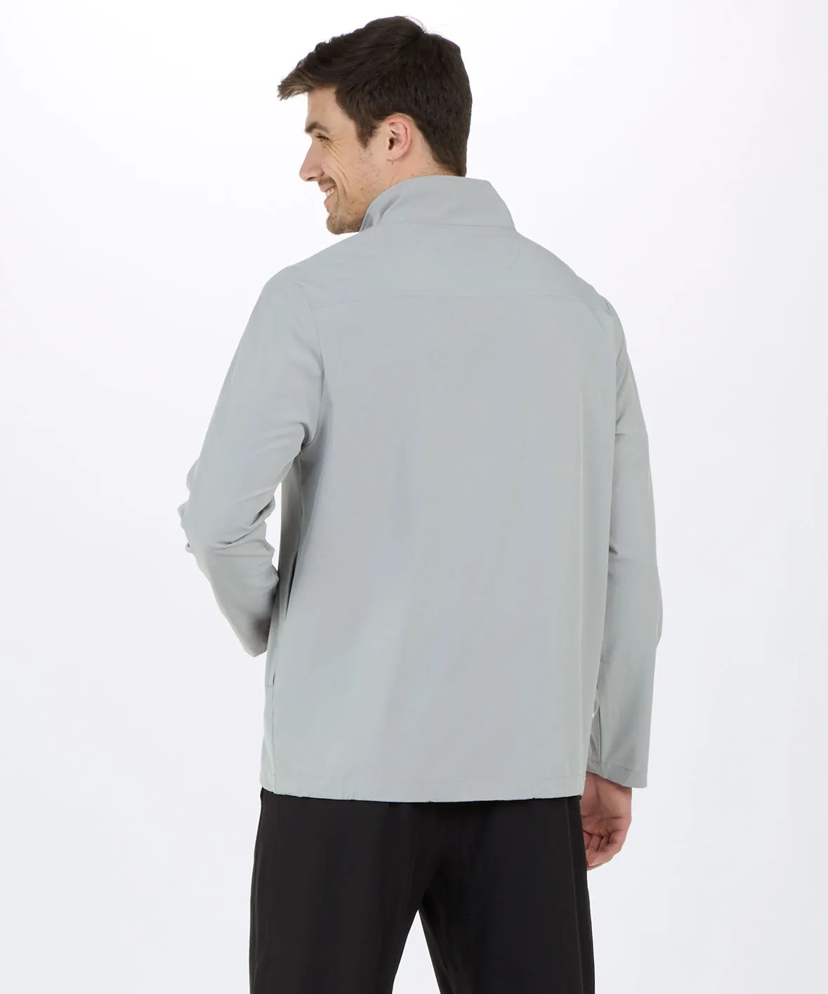 Men's Stretch Woven Quarter Zip Pullover