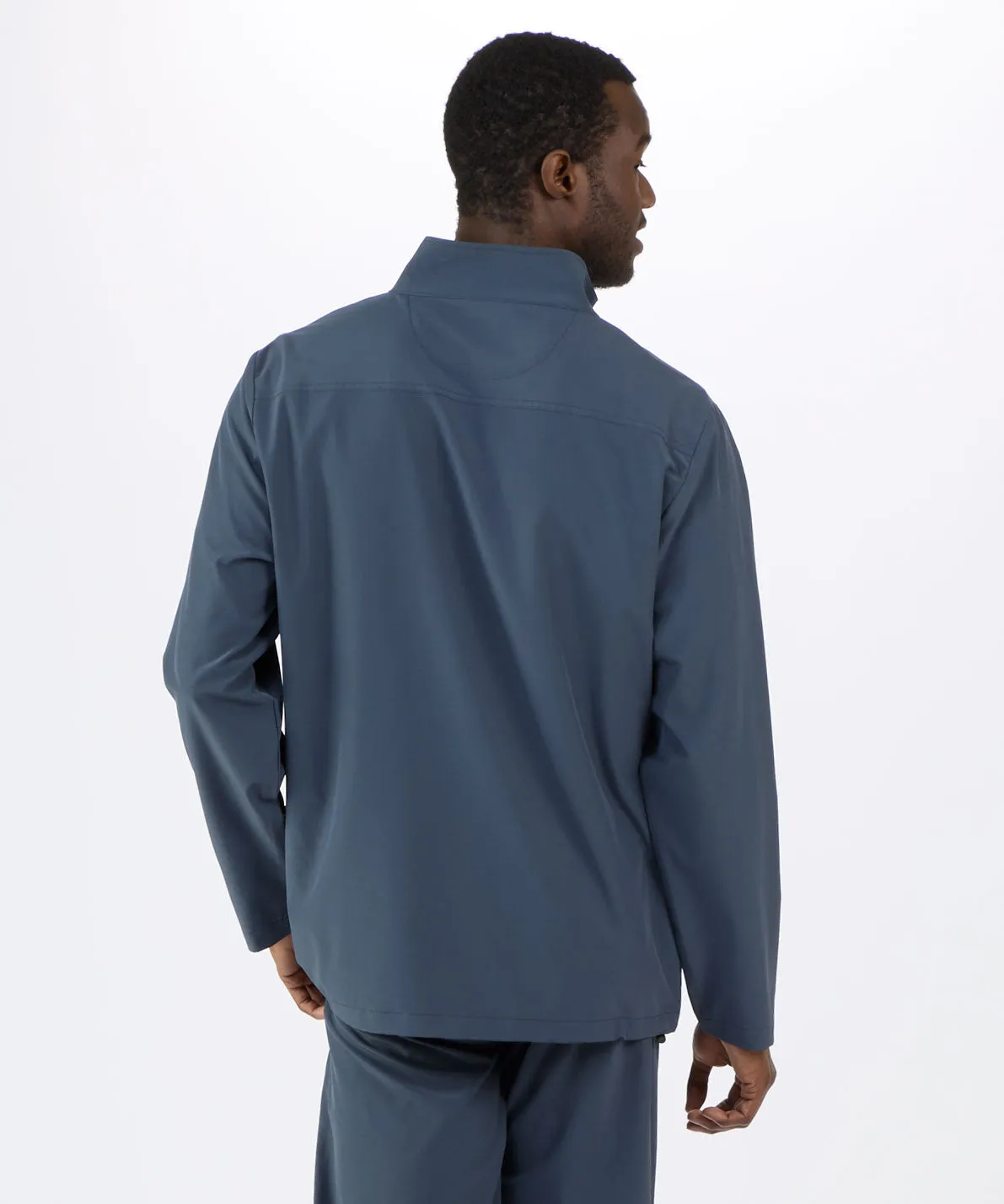 Men's Stretch Woven Quarter Zip Pullover