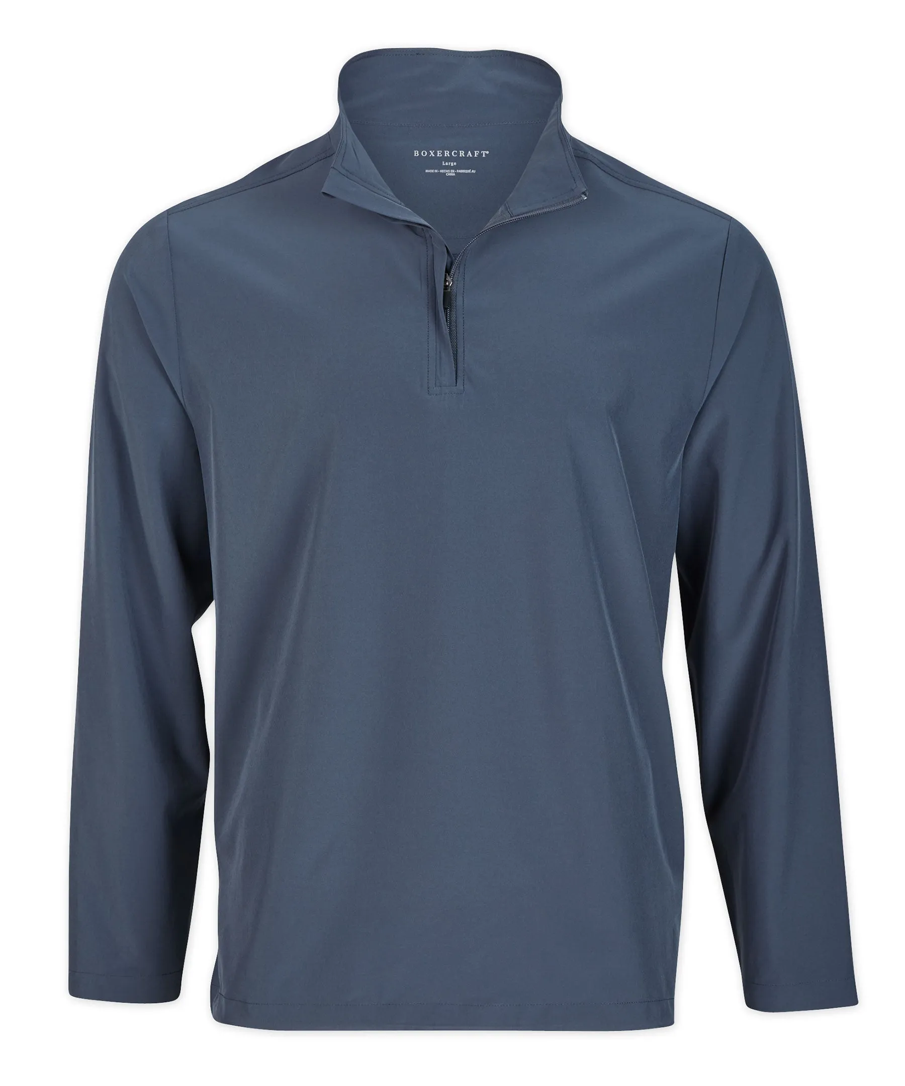 Men's Stretch Woven Quarter Zip Pullover