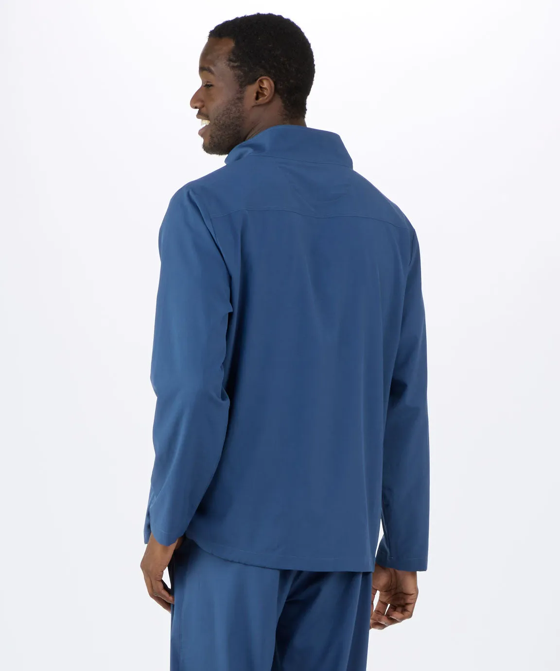 Men's Stretch Woven Quarter Zip Pullover
