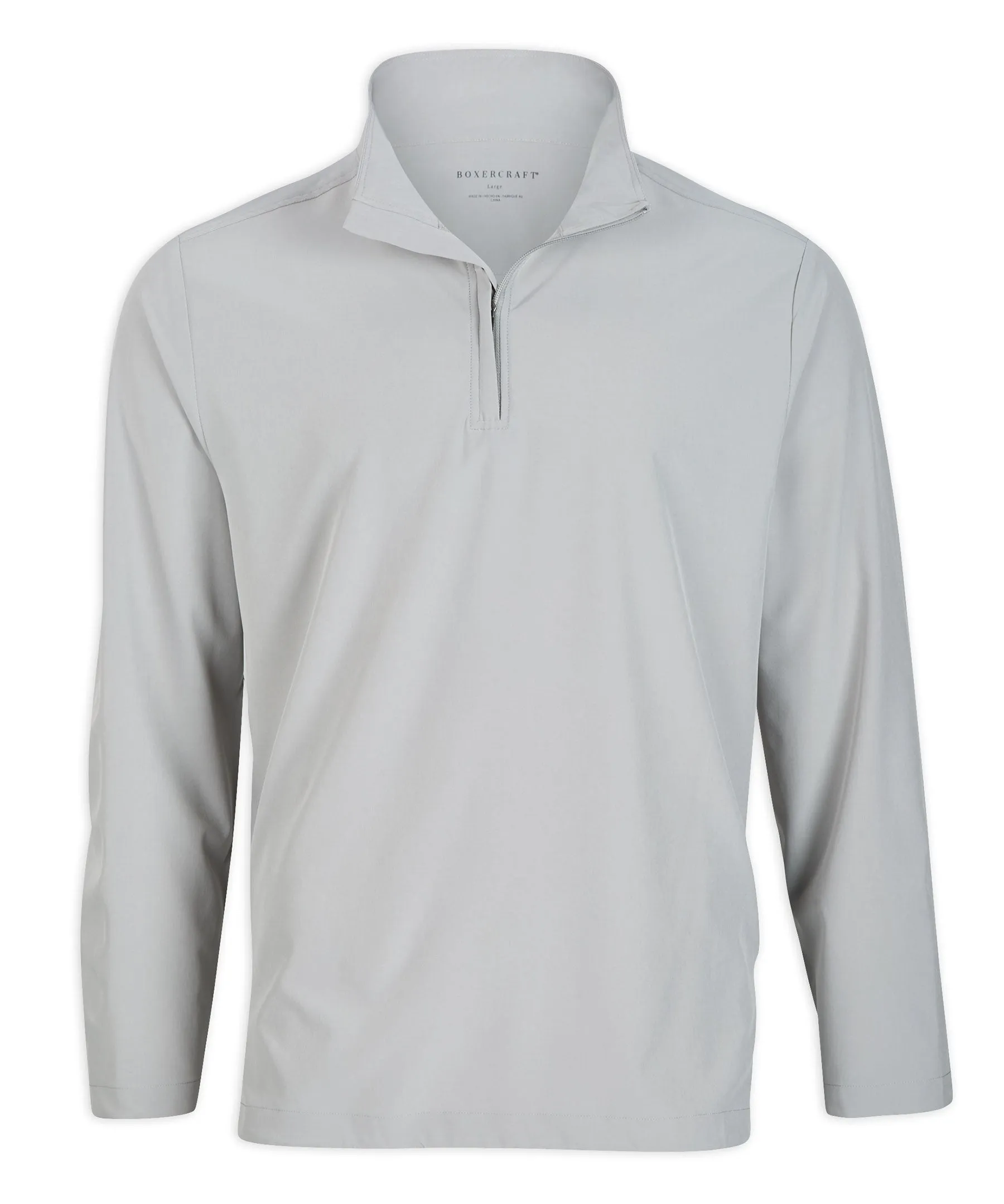 Men's Stretch Woven Quarter Zip Pullover