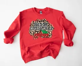Merry Christmas Leopard - Plain