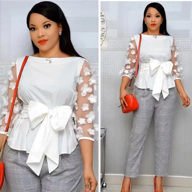 Mesh Sheer See-through Blouse