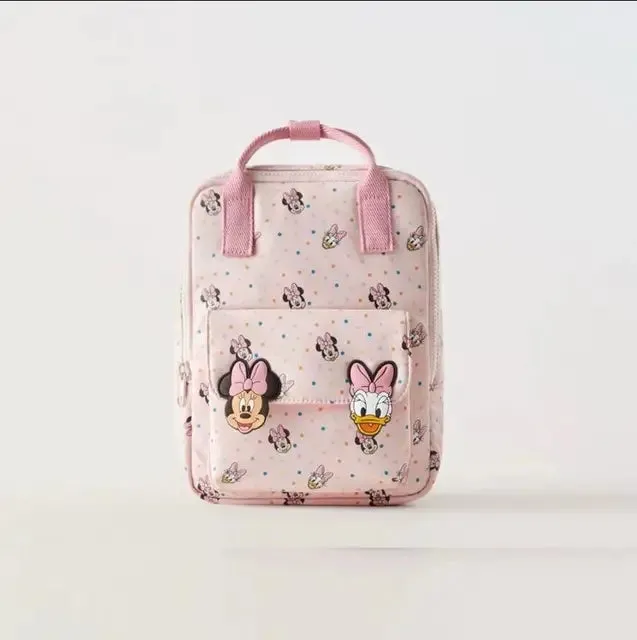 Mickey Mouse Backpack New Fashion School Bags for Boys Girls Cartoon Black Mickey Laptop Bag Kids Bags