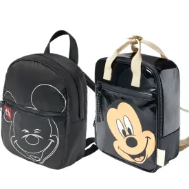 Mickey Mouse Backpack New Fashion School Bags for Boys Girls Cartoon Black Mickey Laptop Bag Kids Bags