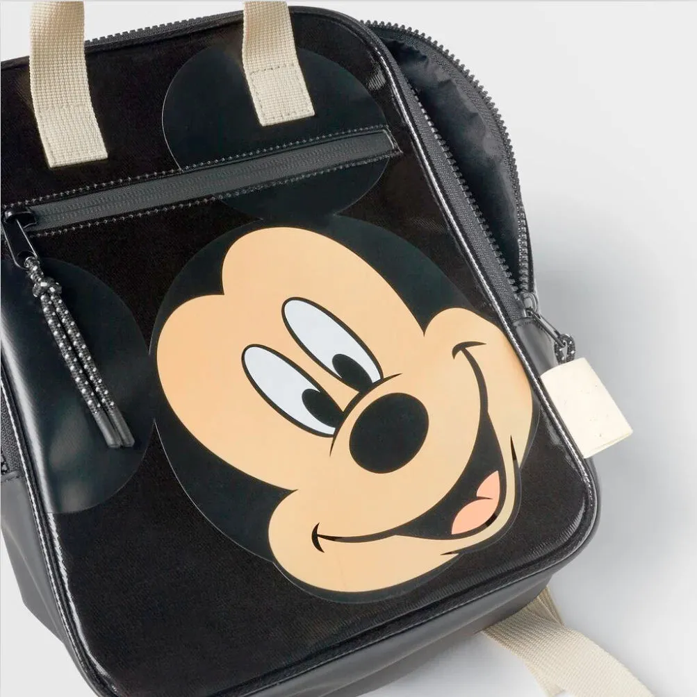 Mickey Mouse Backpack New Fashion School Bags for Boys Girls Cartoon Black Mickey Laptop Bag Kids Bags