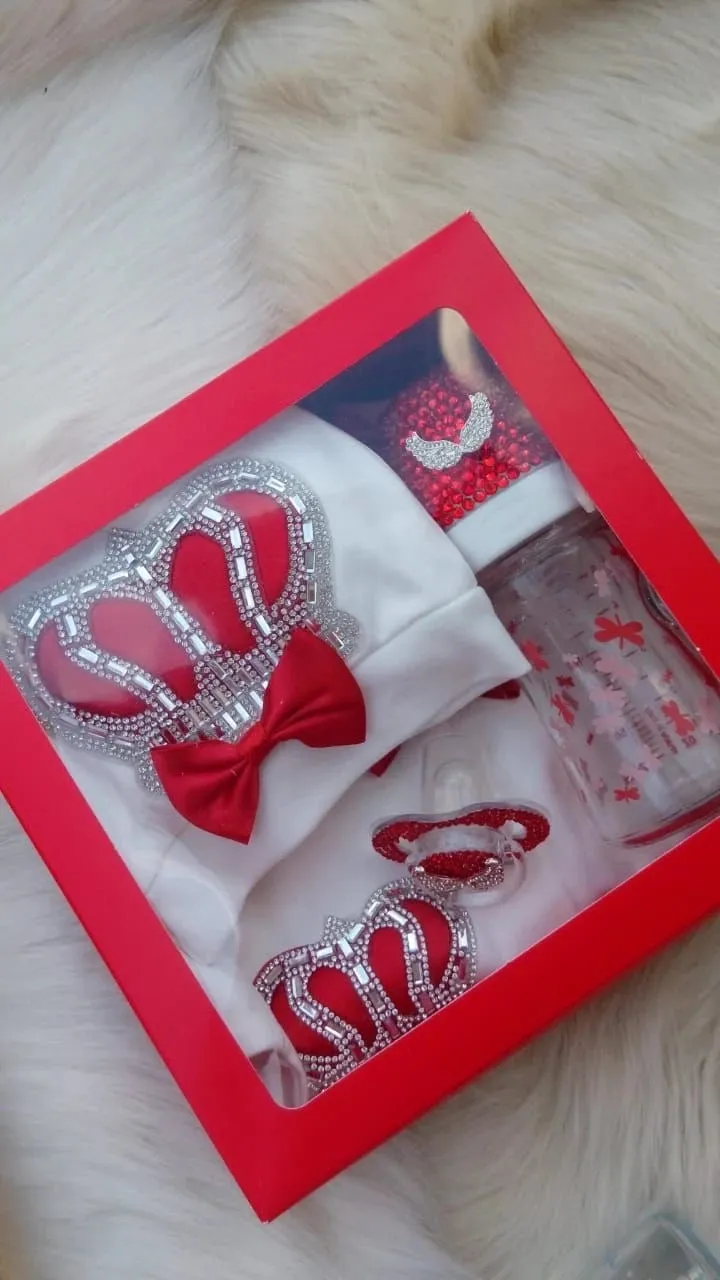 Opulent Shoes and Headpiece Set - Crown Champagne