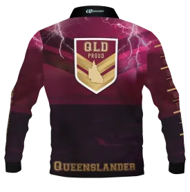 QLD Proud Fishing Shirt - Quick Dry & UV Rated