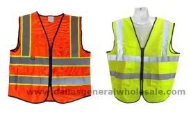 Safety Vests W/ Pockets Wholesale
