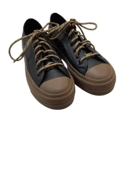 Shoes Sneakers By Converse In Black & Brown, Size: 7