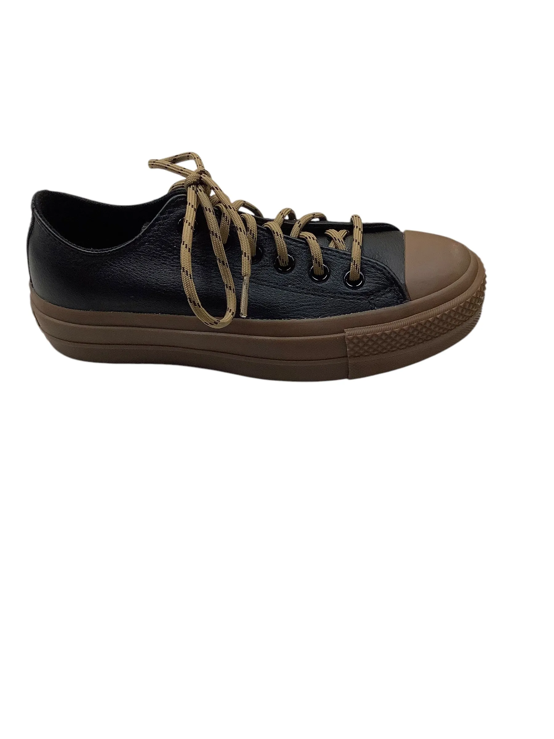 Shoes Sneakers By Converse In Black & Brown, Size: 7