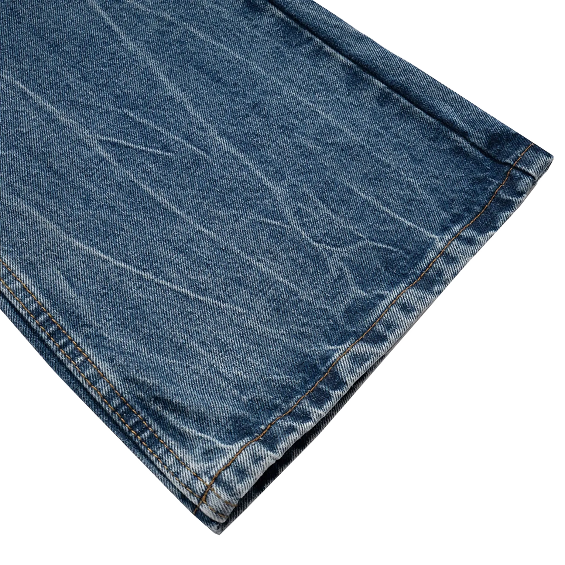 'Static' Faded Bootcut Stacked Denim Jeans