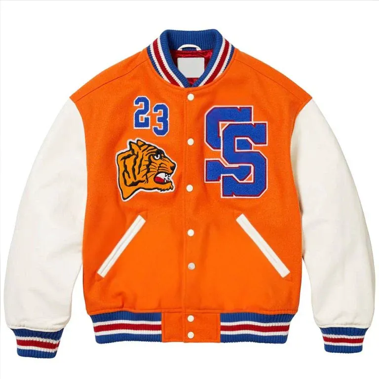 Supreme Tiger Varsity Jacket | Black Supreme Tiger Unisex Jacket