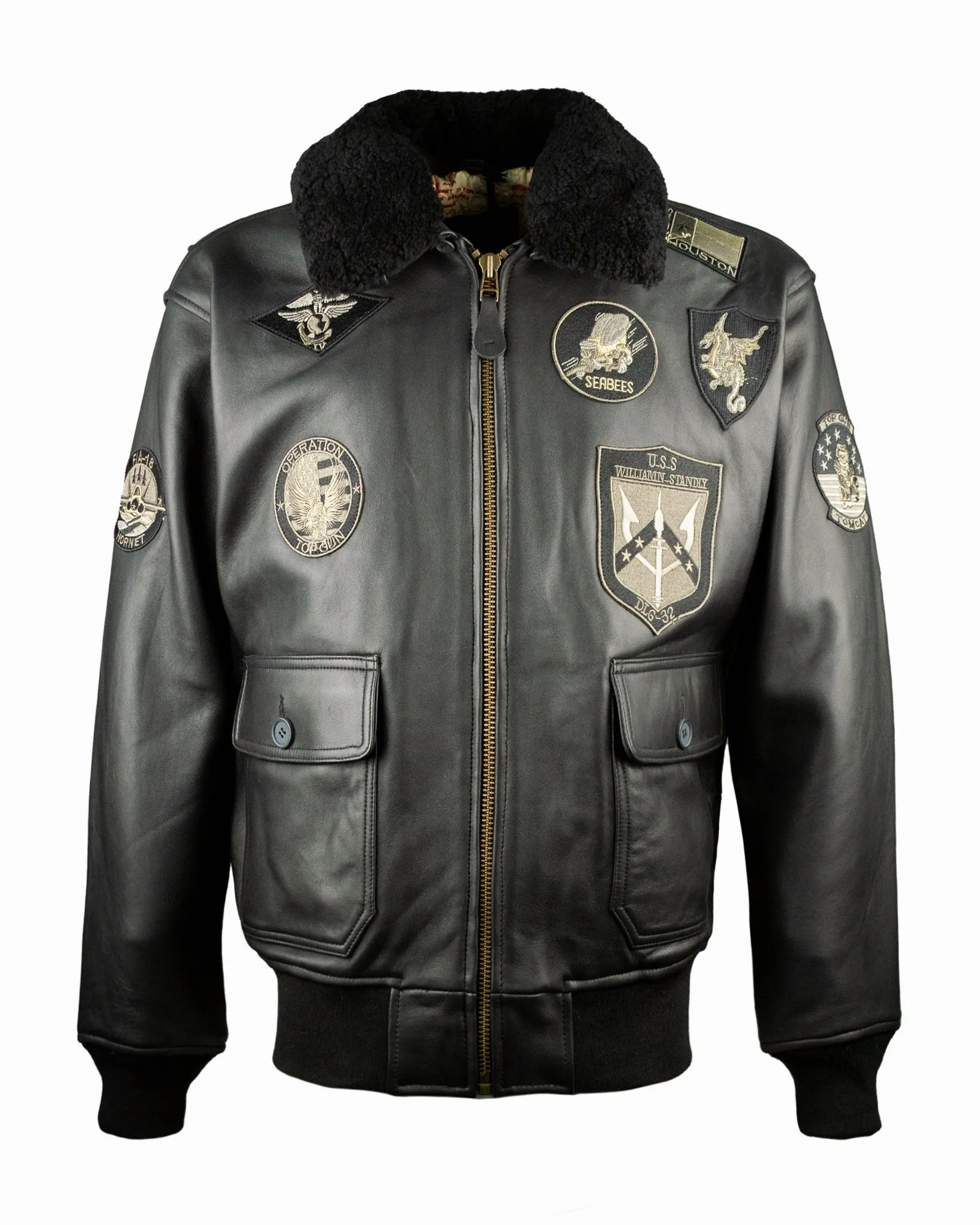 TOP GUN® OFFICIAL SIGNATURE SERIES LEATHER JACKET