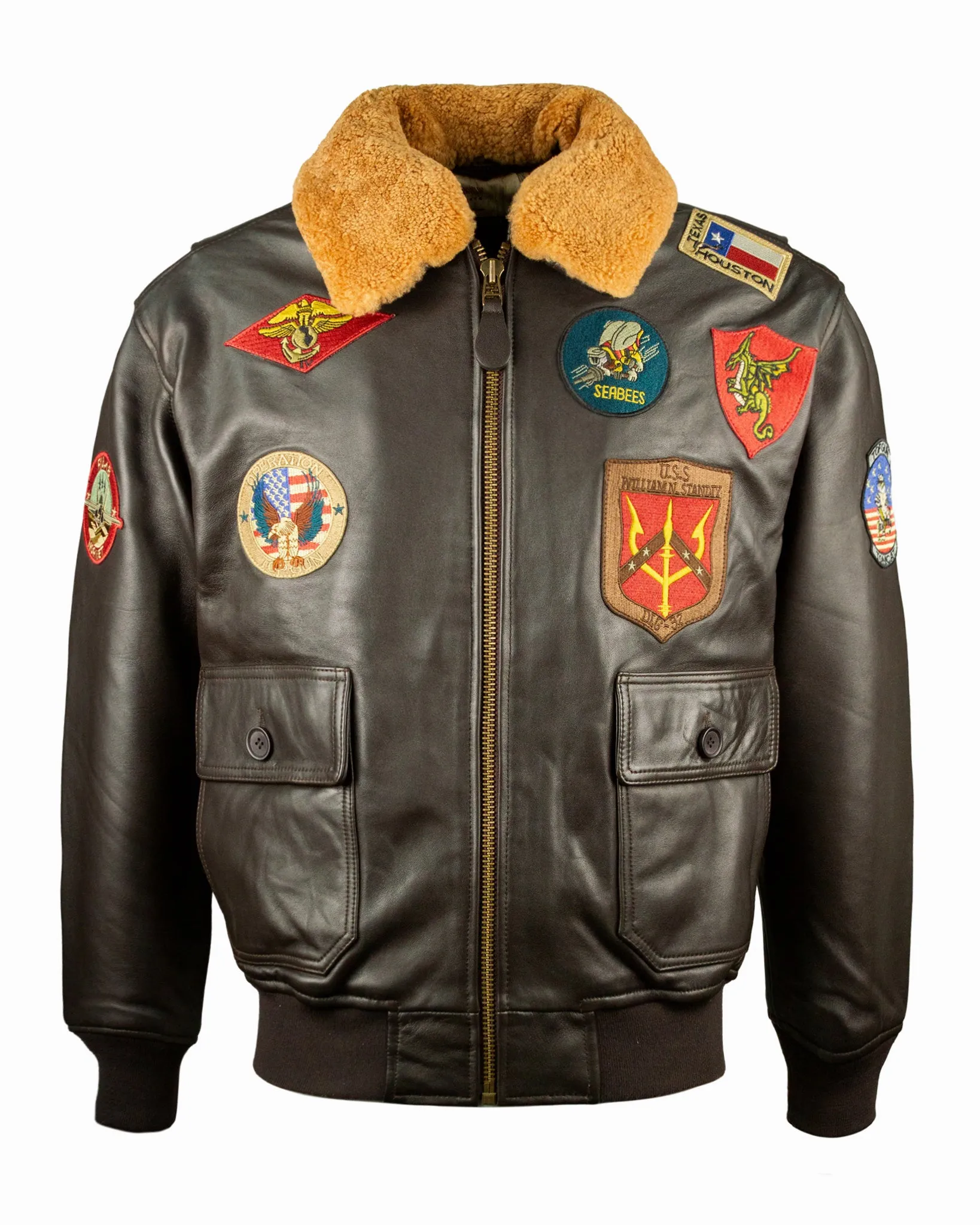 TOP GUN® OFFICIAL SIGNATURE SERIES LEATHER JACKET