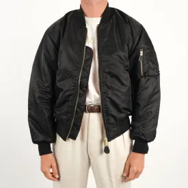 USA BOMBER MA1 BLACK