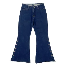 Vintage Denim Mid-Rise Flares (L)