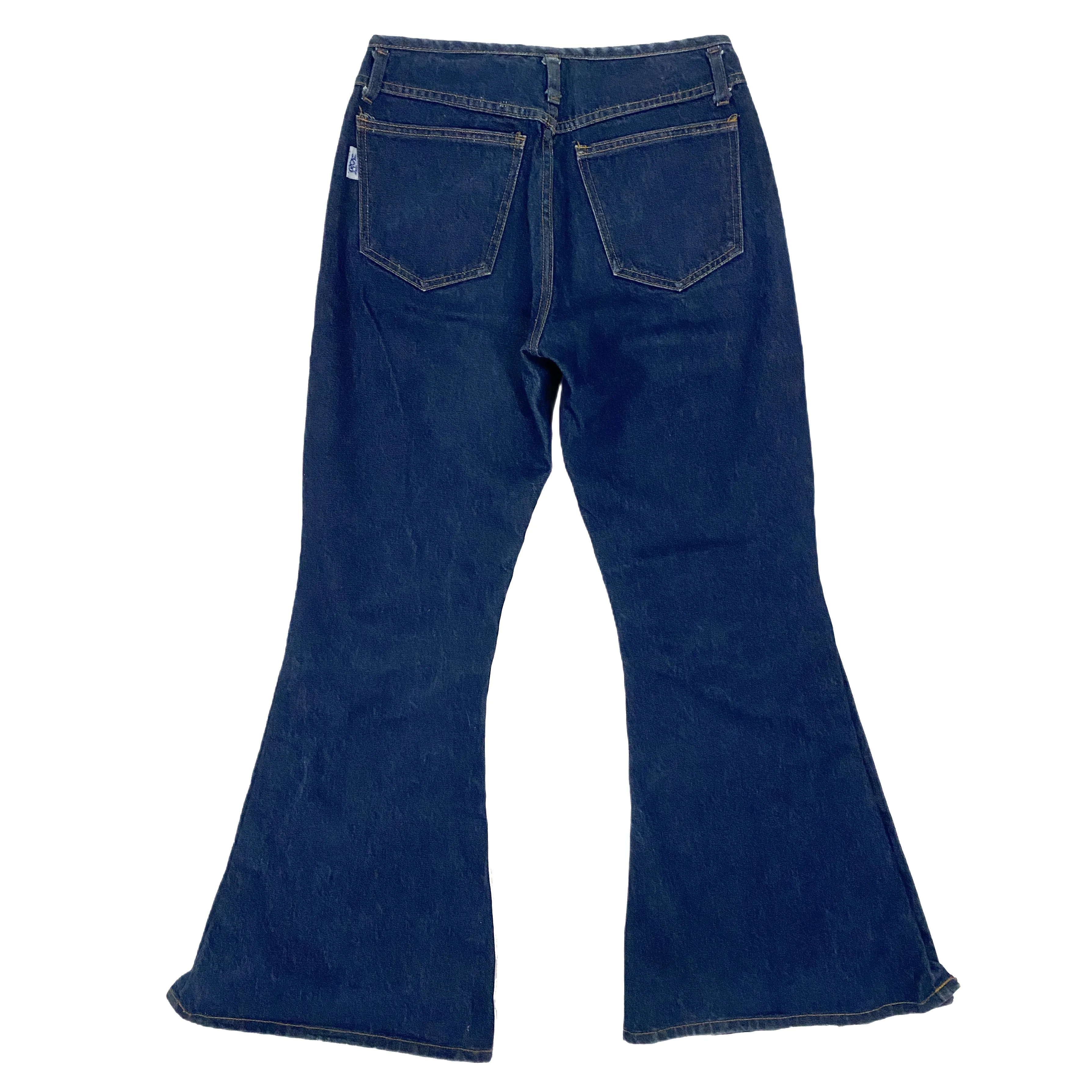 Vintage Denim Mid-Rise Flares (L)