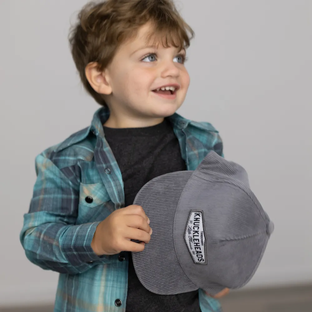Warren Grey Corduroy Trucker Hat