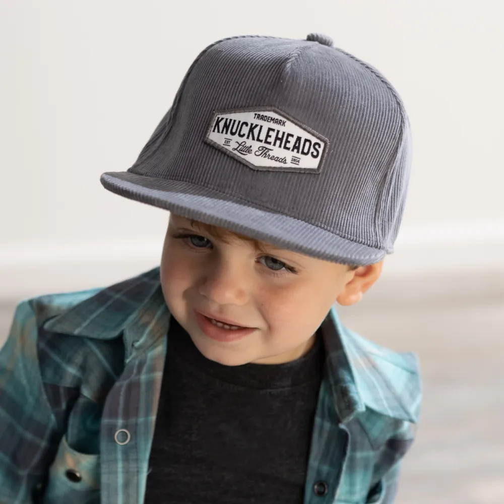 Warren Grey Corduroy Trucker Hat