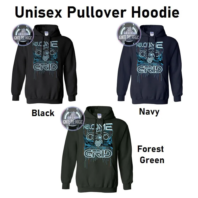 Welcome to the Grid - Unisex Sweatshirts   Hoodies