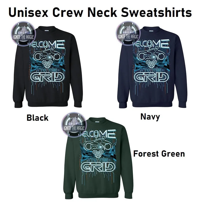 Welcome to the Grid - Unisex Sweatshirts   Hoodies