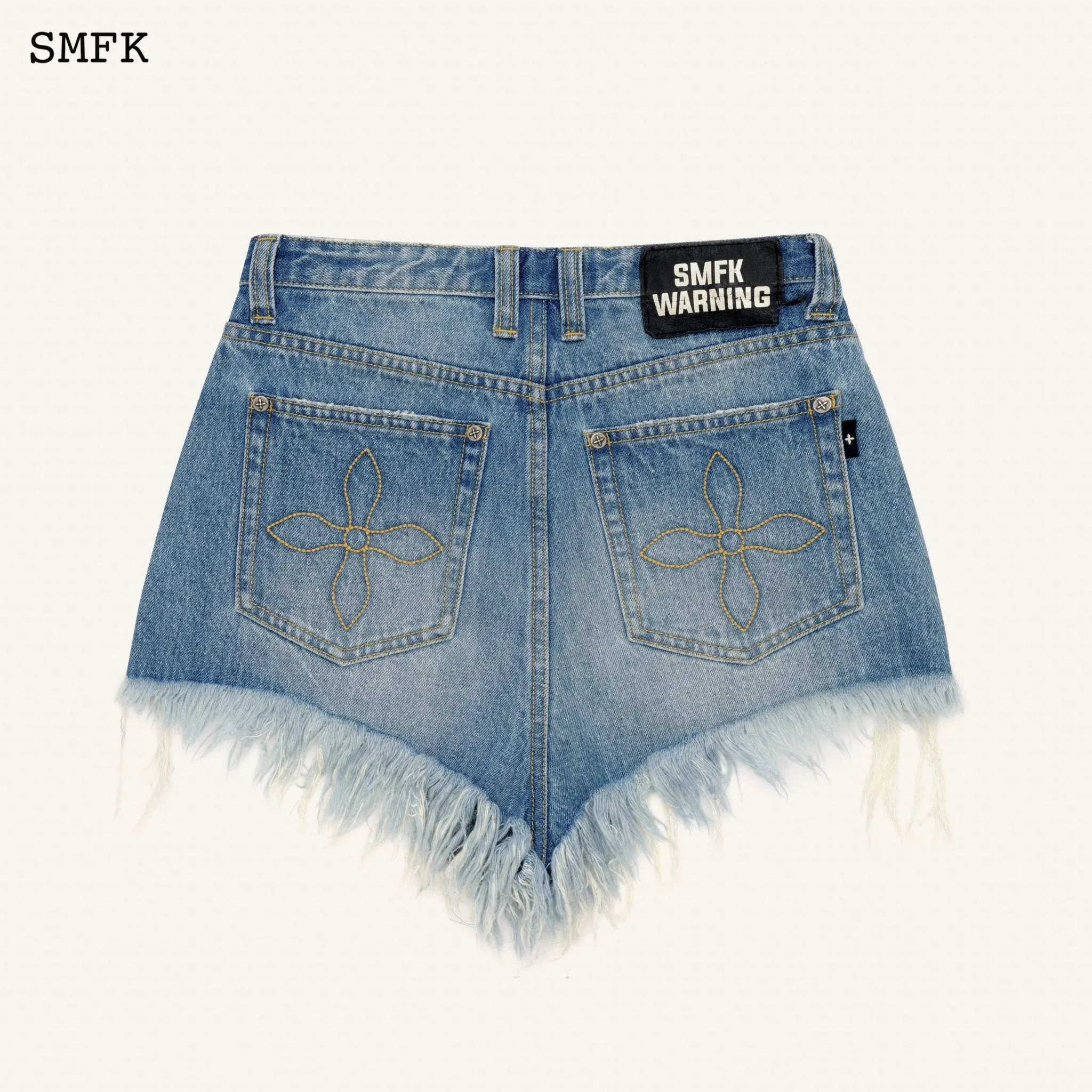 WildWorld Diamond Blue Cowboy Short Jeans