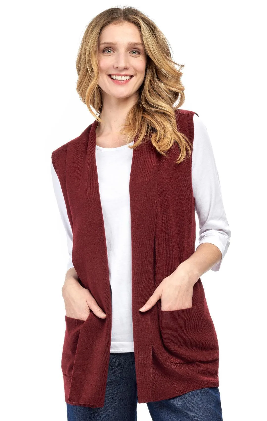 Women's Cashmere Like Vest – Luxuriously Soft for Extra Warmth – Feels as Soft as Cashmere