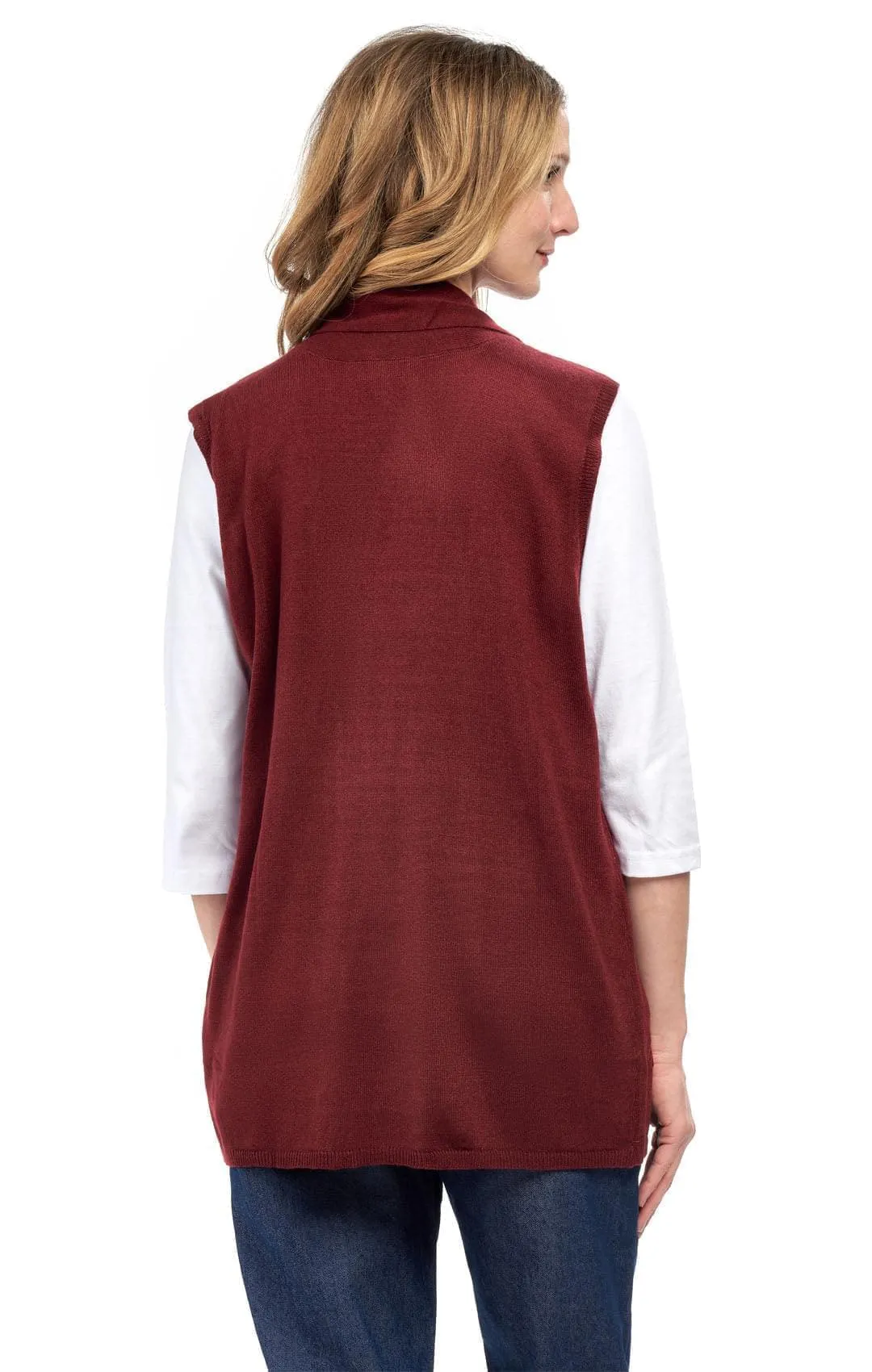 Women's Cashmere Like Vest – Luxuriously Soft for Extra Warmth – Feels as Soft as Cashmere