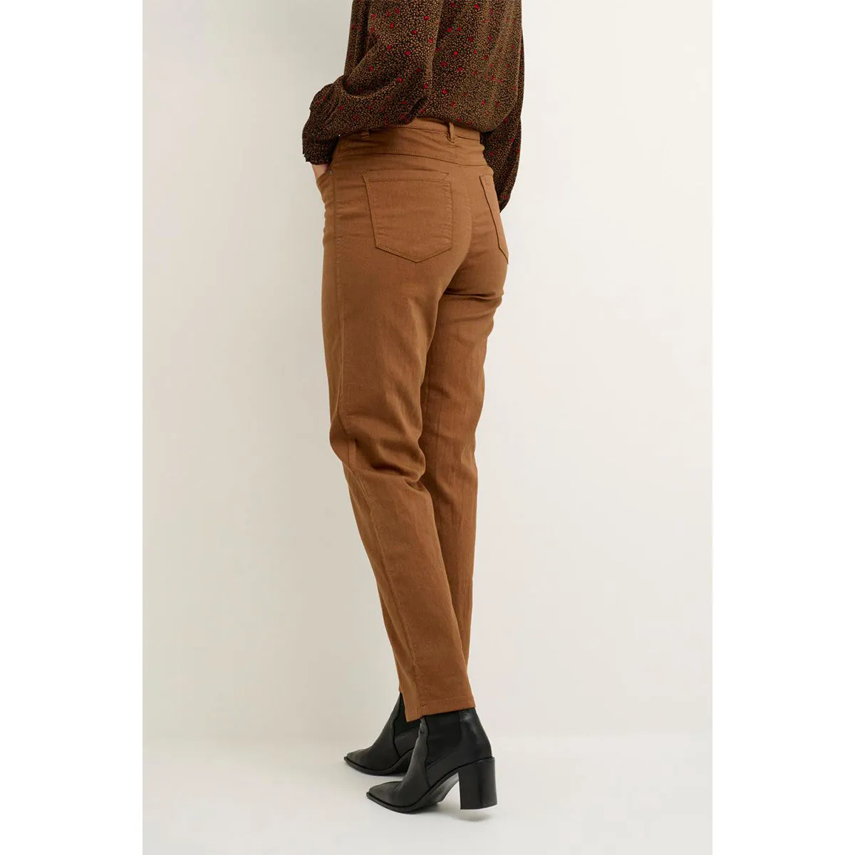 Zelina HW 7/8 straight jeans soft slit